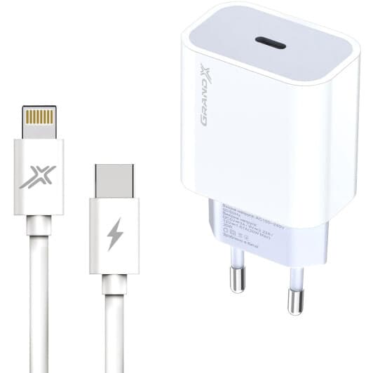 Мережевий зарядний пристрій Grand-X CH-770L 20 Вт