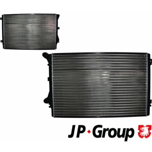 1114208100 JP Group Радиатор охлаждения двигателя
