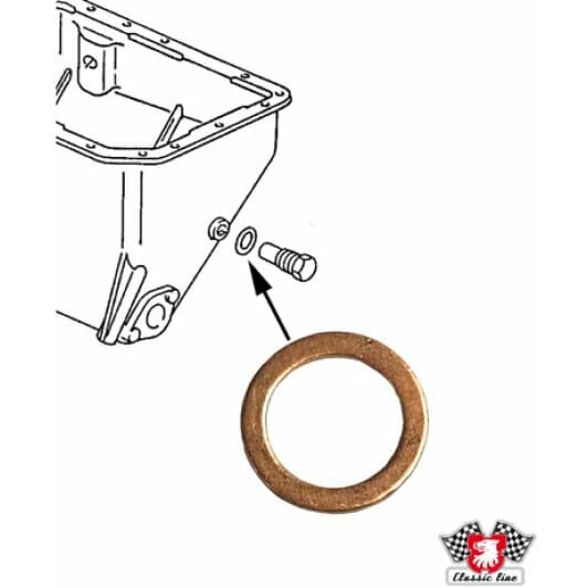 8113850100 JP Group Ущільнювальне кільце зливної пробки