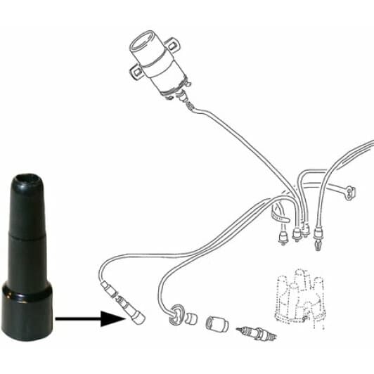 8191900106 JP Group Вилка свечи накаливания
