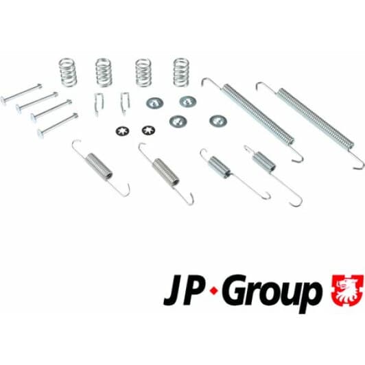 1463952610 JP Group Монтажный комплект барабанных тормозных колодок