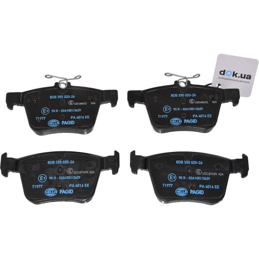8DB 355 020-261 Hella Pagid Гальмівні колодки
