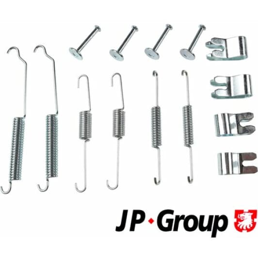 1563952710 JP Group Монтажный комплект барабанных тормозных колодок
