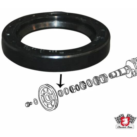 8119500500 JP Group Сальник коленвала