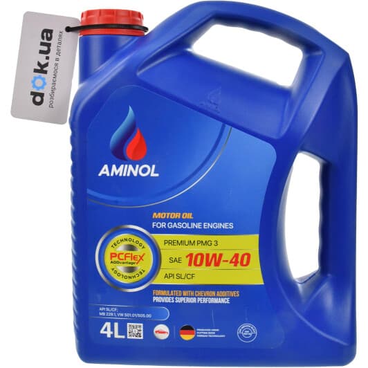 Aminol Premium PMG3 10W-40 (4 л) моторное масло