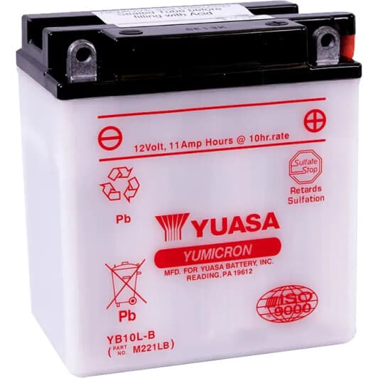 Аккумулятор Yuasa 6 CT-11,6-R YuMicron YB10L-B