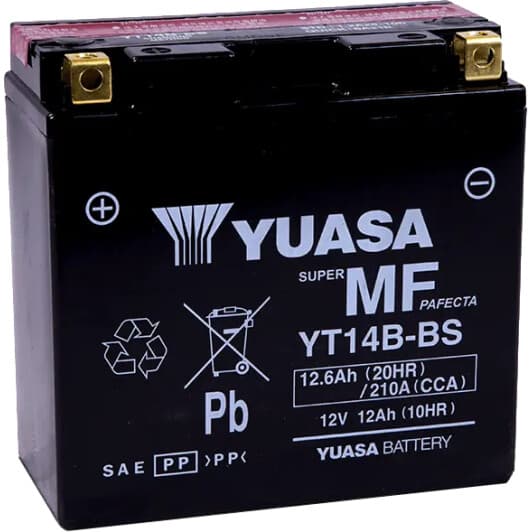 Аккумулятор Yuasa 6 CT-12,6-L AGM YT14B-BS