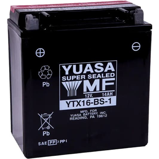Аккумулятор Yuasa 6 CT-14,7-L AGM YTX16-BS-1
