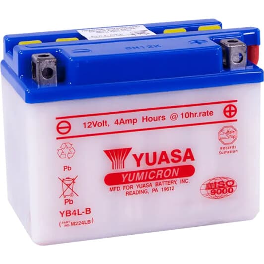 Акумулятор Yuasa 6 CT-4-R YuMicron YB4L-B