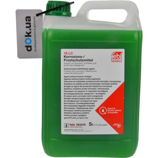 Febi 18 LC зелений 5 л (183410) концентрат антифризу