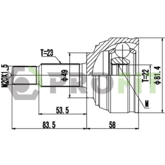 27101443 Profit ШРУС