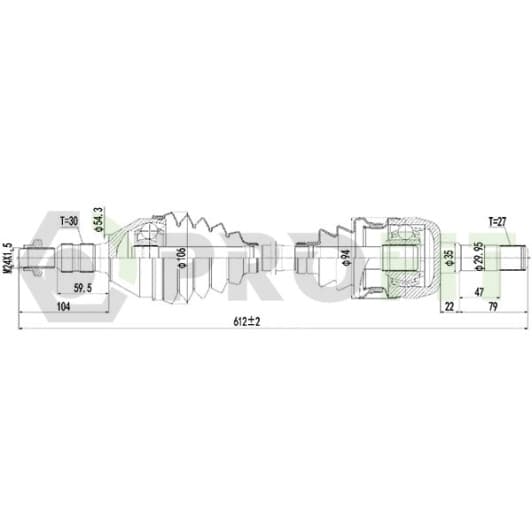 27301190 Profit Полуось