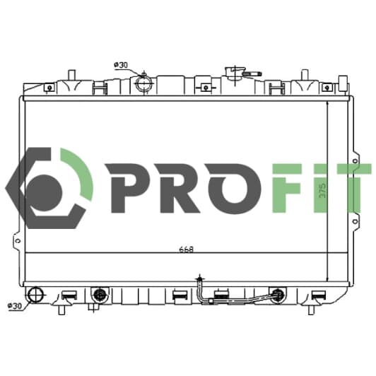 17400151 Profit Радиатор охлаждения двигателя для Kia Cerato