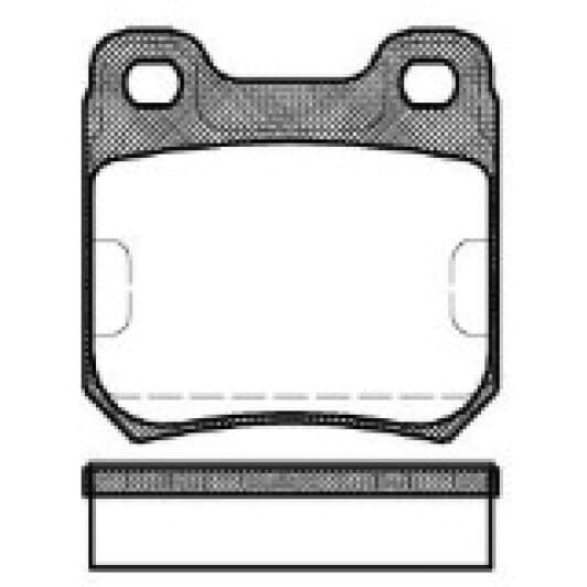 50000609 Profit Тормозные колодки для Opel Omega