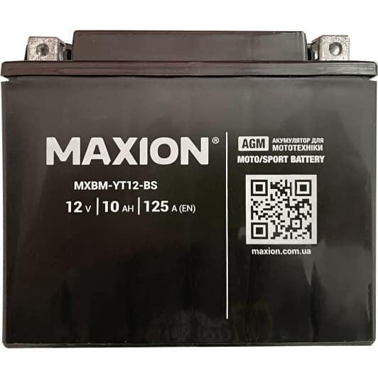 Аккумулятор Maxion 6 CT-10-L MXBM-YT12-BS