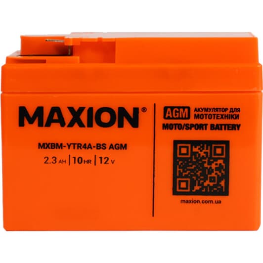 Аккумулятор Maxion 6 CT-2,3-R MX-YTR4A-BS