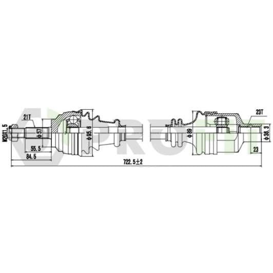 2730-0169 Profit Піввісь