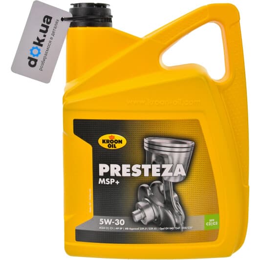 Масло Kroon Oil Presteza MSP+ 5W-30