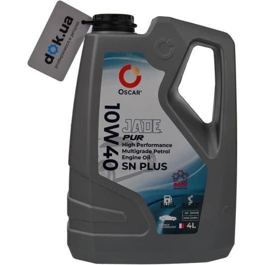 Oscar Jade Pur SN Plus 10W-40 (4 л) моторное масло
