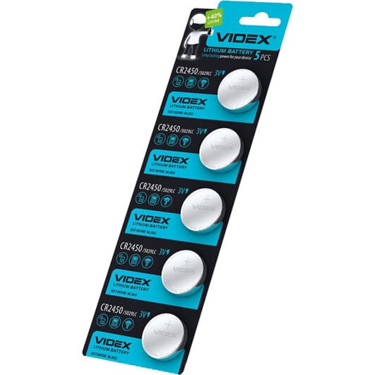 Батарейка Videx CR2450 CR2450 3 V 5 шт