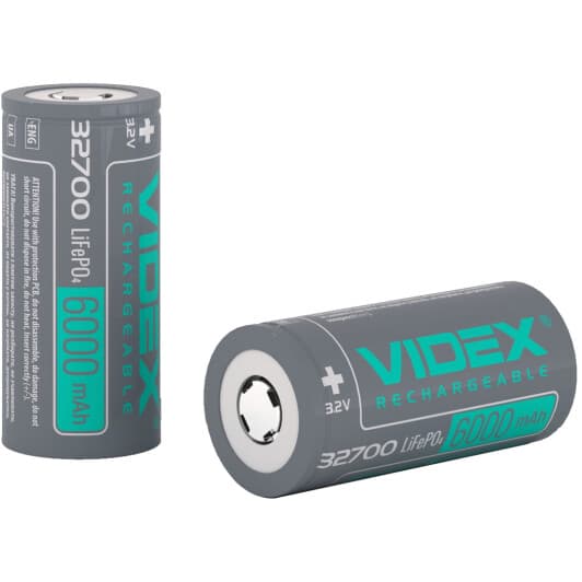 Аккумуляторная батарейка Videx 32700 6000 mAh 1 шт