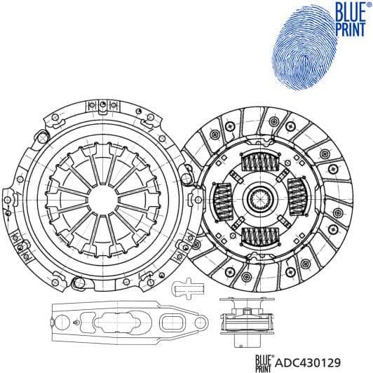 ADC430129 Blue Print Комплект зчеплення