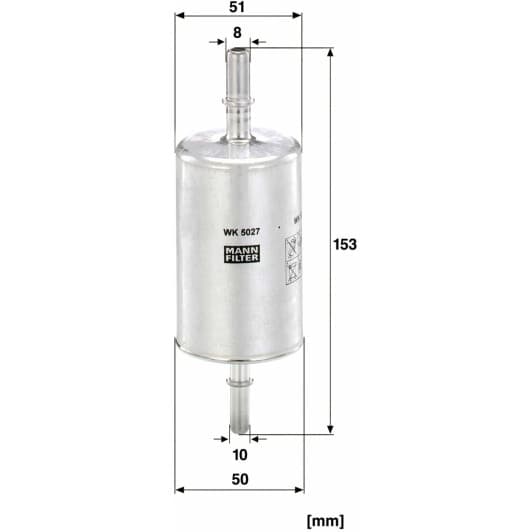 wk5027 Mann Топливный фильтр