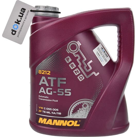 Mannol ATF AG55 (4 л) трансмиссионное масло