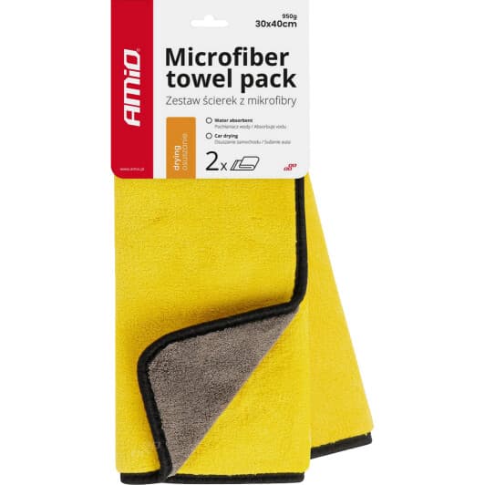 Рушник Amio Microfiber Tower Pack 03755 мікрофібра 40x30 см