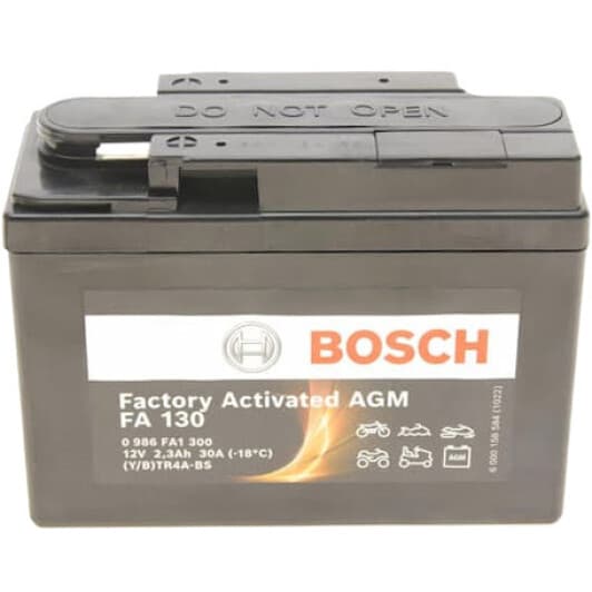 Аккумулятор Bosch 6 CT-2,3-R Factory Activated AGM 0986FA1300