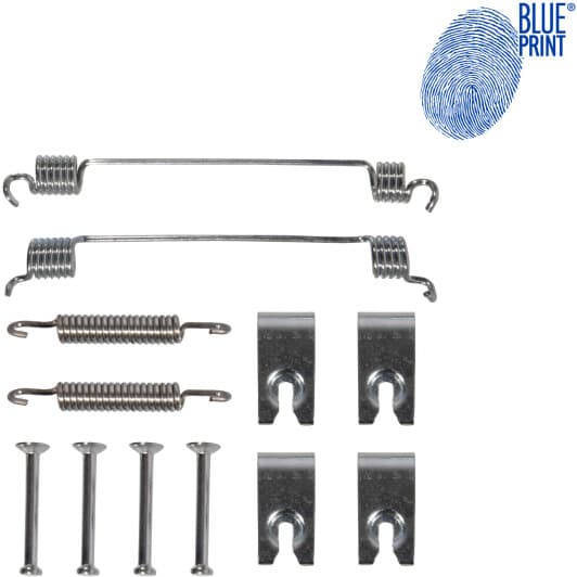 adbp410063 Blue Print Монтажный комплект барабанных тормозных колодок