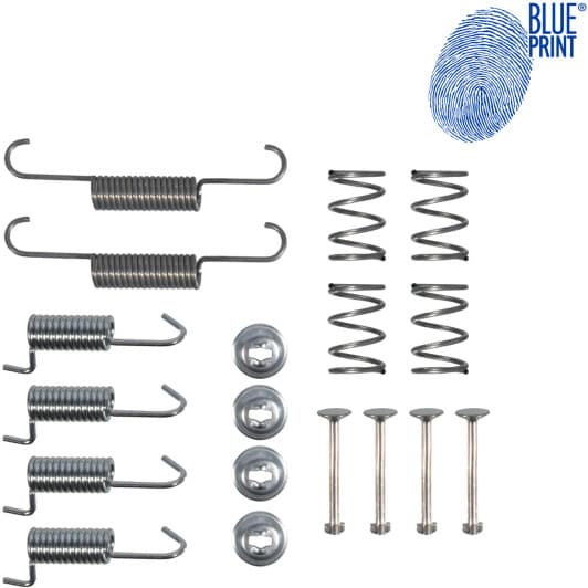 adbp410072 Blue Print Монтажный комплект барабанных тормозных колодок