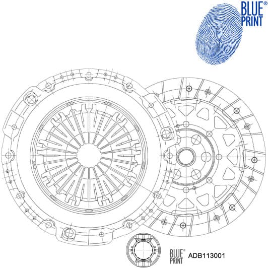 ADB113001 Blue Print Комплект сцепления
