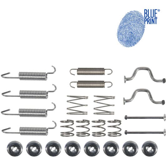 adbp410074 Blue Print Монтажный комплект барабанных тормозных колодок