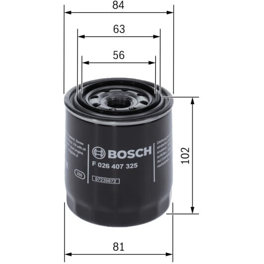 f026407325 Bosch Оливний фільтр