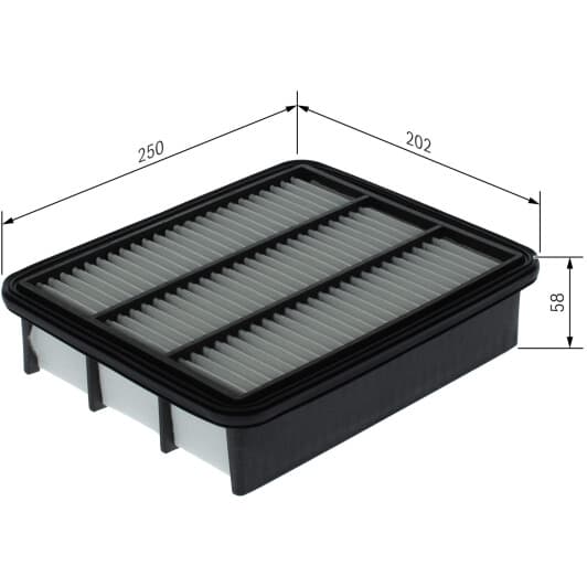 f026400744 Bosch Воздушный фильтр