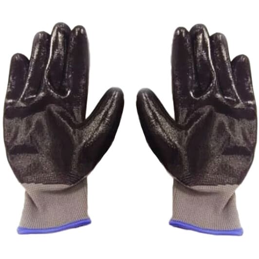 Перчатки рабочие Дорожная Карта трикотажные с нитриловым покрытием серые