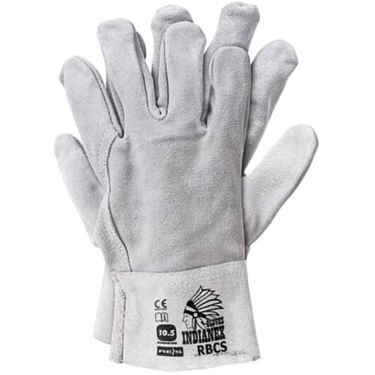 Краги Virok шкіряні (спилок) сірі