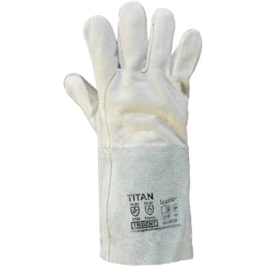 Краги Stark кожаные (спилок) серый