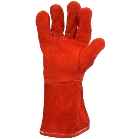 Краги Stark India кожаные красный