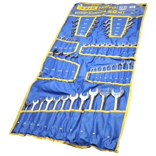 Набор ключей S&R Tempo 670091050 6x7, 10x11, 14x15 мм, 6-32 мм 50 шт