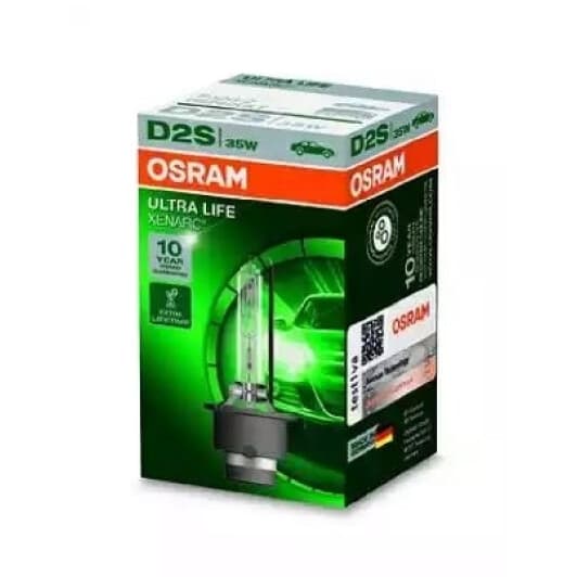 Автолампа Osram Xenarc Ultra Life D2S P32d-2 35 W прозрачная 66240ult