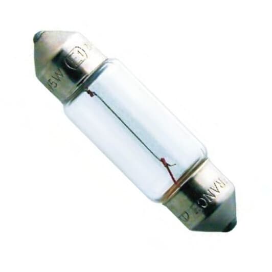 Автолампа Philips Standard C5W SV8,5 5 W прозрачная 13844cp