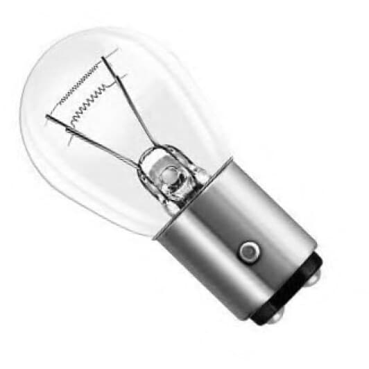 Автолампа Osram P21/5W BAY15d 28 W прозрачная 7537TSP
