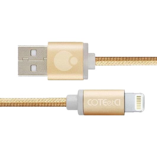 Кабель COTEetCI M30i CS2127-3M-GD USB - Apple Lightning 3 м