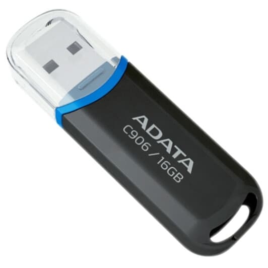 Флешка Adata C906 Black 16 ГБ