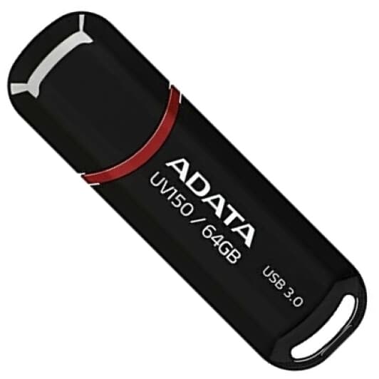 Флешка Adata UV150 Black 64 ГБ