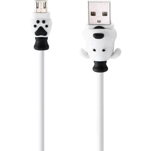 Кабель Remax Dog Styled RC-106MWHITE USB - Micro USB 1 м