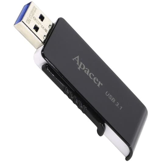 Флешка Apacer AH350 Black 128 ГБ