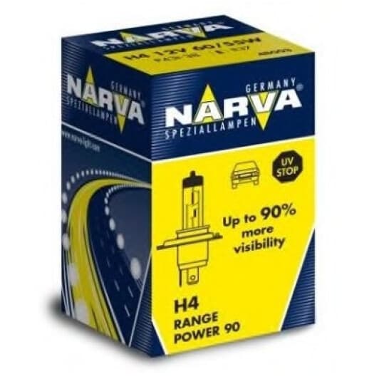 Автолампа Narva H4 P43t-38 60 W прозрачная 48003
